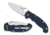 Spyderco Manix 2 XL Folding Knife, 3.86 in, CPM SPY27, Blue, G10, C95GPCBL2