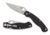 Spyderco Military 2 Folding Knife by Sal Glesser, 4in, CPM S30V Steel, Partially Serrated Clip Point Blade, Black G-10 Handle, C36GPS2