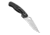 Spyderco Military Folding Knife, Black G-10 Steel Handle, FE Blade, C36GPE