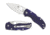 Spyderco Native 5 Folding Knife, 2.95in, CPM S110V Steel, Drop Point Blade, G-10, Dark Blue Handle, C41GPDBL5