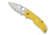 Spyderco Native 5 Salt Folding Knife, Lightweight, SpyderEdge, Yellow, C41SYL5
