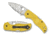 Spyderco Native 5 Salt Folding Knife, Lightweight, SpyderEdge, Yellow, C41SYL5