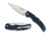 Spyderco Native Chief Folding Knife, 4.09 in, CPM SPY27, Blue, G10, C244GPCBL