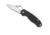 Spyderco Para 3 Folding Knife, Combo Blade, Satin Finish, Black Handle, C223GPS