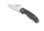Spyderco Para 3 Folding Knife, Plain Edge, Satin Finish, Dark Gray Handle, C223GPDGY