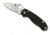 Spyderco Para 3 Folding Knife, Serrated Blade, Satin Finish, Black Handle, C223GS