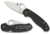 Spyderco Para 3 Lightweight Folding Knife, 2.93in, CTS BD1N, Plain Leaf Blade, FRN Black Handle, C223PBK