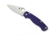 Spyderco Para Military 2 Folding Pocket Knife, G-10, Dark Blue, S110v, Plain Edge, C81GPDBL2
