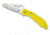 Spyderco Salt 2 Lightweight FRN Handle 7.25in SpyderEdge Folding Knife, Yellow, C88SYL2