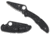 Spyderco Salt 2 Plain Lockback Folding Pocket Knife, FRN Black Handle, Black Blade, C88PBBK2
