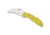Spyderco Tasman Salt 2 Lightweight FRN PlainEdge Folding Knife, Yellow, C106PYL2