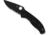 Spyderco Tenacious FRN Folding Knife, 3.39in, 8Cr13MoV, FRN, Partially Serrated, Black, C122PSBBK