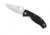 Spyderco Tenacious Folding Knife, 3.39 in, Silver 8Cr13MoV, Plain Leaf Blade, Black G-10 Handle, C122GP