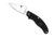 Spyderco UK Penknife Folding Knife, 3in, CTS BD1N, Leaf FE Blade, FRN Black Handle, C94PBK