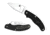 Spyderco UK Penknife Folding Knife, 3in, CTS BD1N, Leaf FE Blade, FRN Black Handle, C94PBK