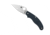 Spyderco UK Penknife Folding Knife, 3in, CPM S110V, Leaf Blade, FRN Dark Blue Handle, C94PDBL