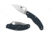 Spyderco UK Penknife Folding Knife, 3in, CPM S110V, Leaf Blade, FRN Dark Blue Handle, C94PDBL