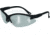 SSP Eyewear Columbia Color Frame Safety Glasses, Black Frame, Mirror Lens, COLUMBIA BLK M