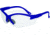 SSP Eyewear Columbia Color Frame Safety Glasses, Blue Frame, Crystal Clear Anti-Fog Lens, COLUMBIA BLU CL A/F