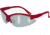 SSP Eyewear Columbia Color Frame Safety Glasses, Red Frame, Mirror Lens, COLUMBIA RED M