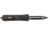 Steel River Knives Spartan Mini OTF Automatic Folding Knife, 2.70in, 440C SS, Dagger Plain Blade, Black/Silver, Black w/ Carbon Fiber Inlay Handle,