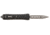 Steel River Knives Spartan Mini OTF Automatic Folding Knife, 2.70in, 440C SS, Dagger Plain Blade, Damascus, Black w/ Carbon Fiber Inlay Handle, MA163BDD