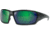 STNGR Ridge Ballistic Sunglasses, Matte Black/Green Mirror, Large/Extra Large, OS-YN4Z-7TE8
