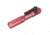 Streamlight MicroStream USB Rechargeable Bright Small LED Flashlight, 250/50 Lumens w/ 5in USB Cord and Lanyard, Clam, Red, 66602