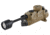 Streamlight Sidewinder Stalk LED Flashlight w/Helmet Clip &amp; Arc Rail Mount, CR123A &amp; AA, Multicolor, 76 Lumens, Coyote, 14301