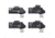 Streamlight TLR-7 X sub USB 500 Lumens Weapon Light, CR123A, Black, Springfield Armory Hellcat, 69408
