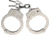 StreetWise Security Products Nickel Plated Steel Handcuffs, Double Locking, SWNPSSH