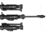 Strike Industries Dual Folding Adapter Stabilizer, Black, One Size, SI-FSA-DUAL-STAB