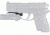 SureFire Flashlight Mount MR10 on  SIG SP2340 Gun