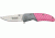 Tac Force Executive Series A/O Fold Knife, SS drop point blade, Pink anodized Alum. handle TF732PK