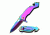 TAC Force Folding Blade, 2.7in, Stainless Steel Blade, Rainbow Ti-Coated Handle TF-903RB