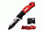 TAC Force Folding Blade, 3.25in, Stainless Steel Blade, Red Black Aluminum Handle TF-835FD