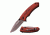 TAC Force Folding Blade, 3.25in, Stainless Steel Blade, Wood Handle TF-922