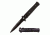 TAC Force Folding Blade, 3.5in, Stainless Steel Blade, Black G10 Overlay Handle TF-428G10