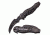 TAC Force Folding Blade, 3.5in, Stainless Steel Blade, Stonewashed Stainless Steel Handle TF-857