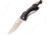 TAC Force Linerlock A/O Black Folding Knife, 5.25 satin finish partially serrated stainless bl, Black aluminum handle, TF-705SBXL