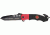 Tac Force Speed Rescue Fold Knife 5in, black SS PS A/O blade, Black Comp. handles w/ red Alum. trim TF740FD