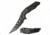 TAC Force TF-1003GY Spring Assisted Knife, 3.6in, 3CR13 Stainless Steel, Tanto, Black Blade, Aluminum Handle, Gray/Black, TF-1003GY