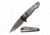 TAC Force TF-951GY Spring Assisted Knife, 3.25in, 3CR13 Stainless Steel, Drop Point, Gray Blade, Stainless Steel Handle, Gray, TF-951GY