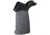 TAC Grid Pattern Over-Molded AR Pistol Grip, Flared Top, Gray, CS04T1-GY