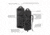 Tac-Six 34in Lockable Cohort Vertical Tactical Gun Case, Backpack Straps &amp; Conceal Carry Pocket, Black, 10824