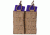 Tactical Assault Gear MOLLE Double Shingle 2 Magazine Pouch, Coyote Tan 816371