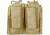 Tactical Assault Gear MOLLE Shingle/Pistol Enhanced 2 Mag Pouch Coyote Tan 812209