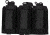 Tactical Assault Gear MOLLE Shingle/Pistol Enhanced 3 Magazine Pouch, Black 812213