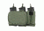 MOLLE Triple Mag/Pistol/Utility Pouch, Ranger Green