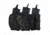 Tactical Assault Gear MOLLE Triple Mag/Pistol/Utility Pouch, Mc Black 836018